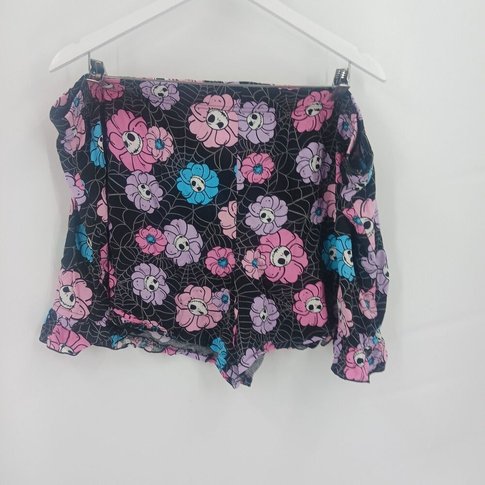 The Nightmare Before Christmas Jack Skellington Sleep Shorts Womens Plus 3X